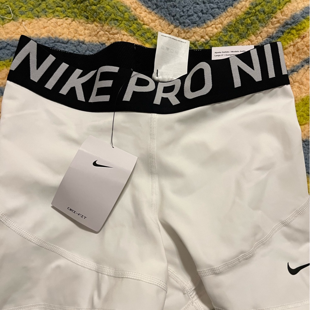 White Nike Pros